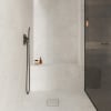 Crosscut white travertine textured