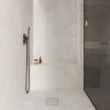 Crosscut white travertine textured