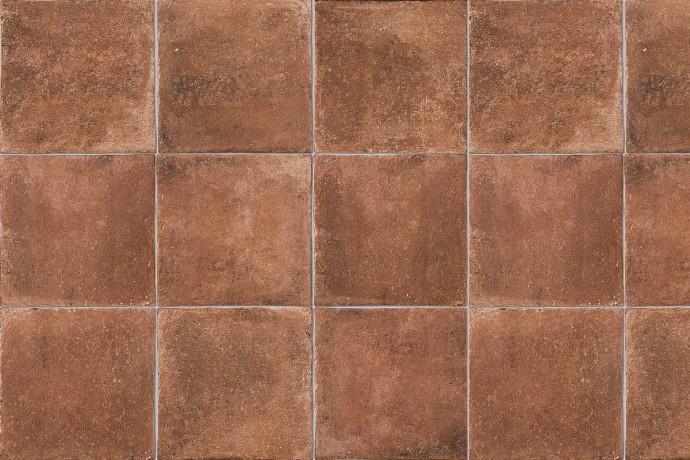 Terracotta effect floor tiles cotto