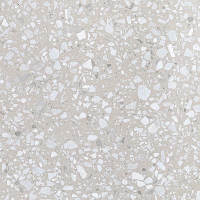 Classic light brown and white Venetian terrazzo floor
