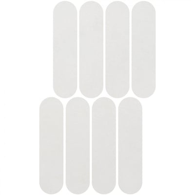 White concrete oval mosaic