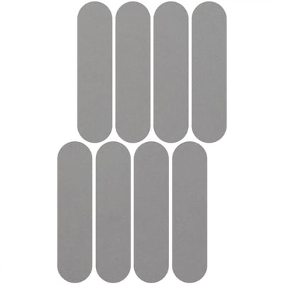 Anthracite concrete oval mosaic
