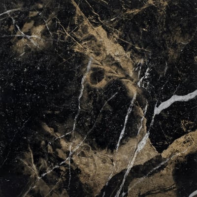 Black matt marble with beige veins