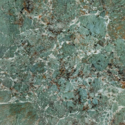 Marbre brillant Amazonite vert foncé avec veines mélangées