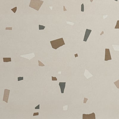Taupe geometric Venetian terrace