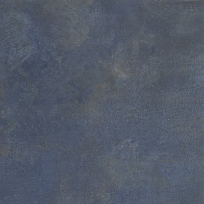 Blue industrial metallic tiles