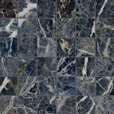 Blu Saint Laurent mosaic