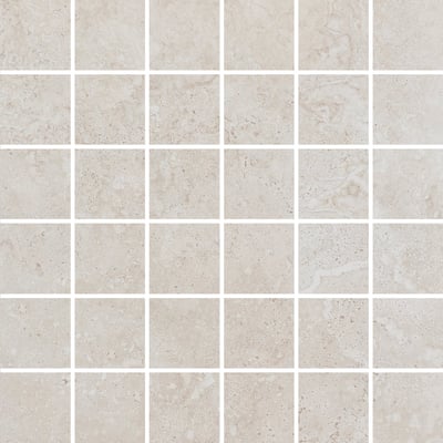 Contemporary Beige Crosscut Travertine Mosaic