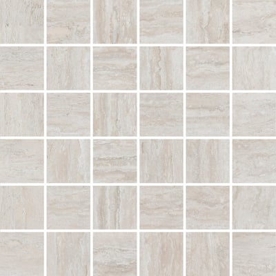 Contemporary Beige Veincut Travertine mosaic