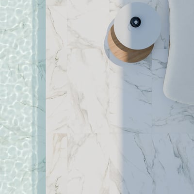 Calacatta marble 20mm grip R11