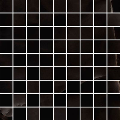 Mosaico Marmo Nobile Nero Lucido
