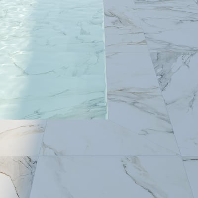 Marmo Calacatta 20mm grip R11