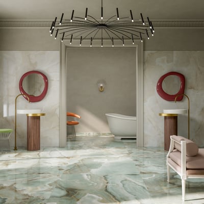 Maison Alabaster Glänzendes Jade