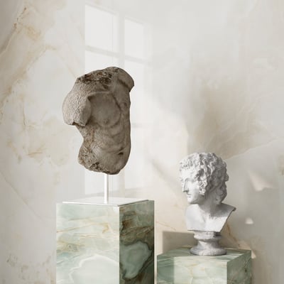Maison Alabastro Glossy Pearl Slab