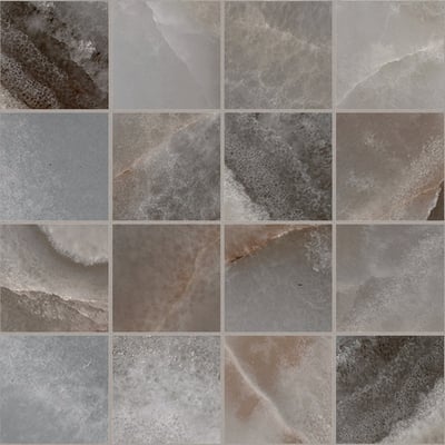 Maison Alabastro Matte Choco Mosaic 7,5x7,5