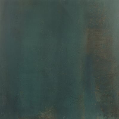 Leicht oxidiertes grün Metall