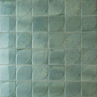 Terracotta Pétale Turquoise