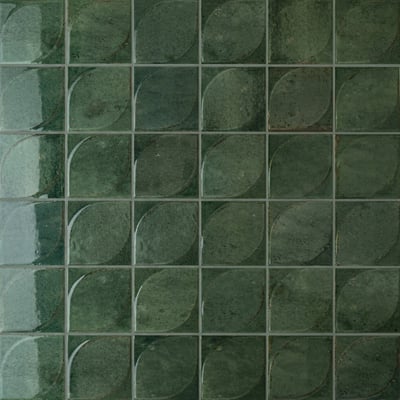 Terracotta Pétale Vert