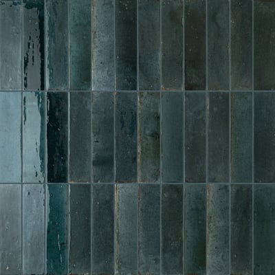 Terrakotta-Ziegel Blau