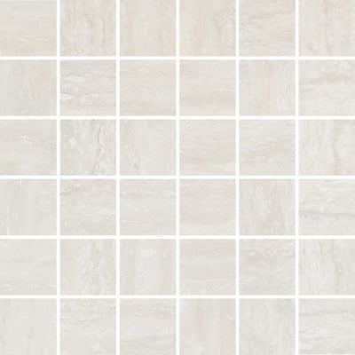 Silver Vein Blanc - Travertin Mosaïque