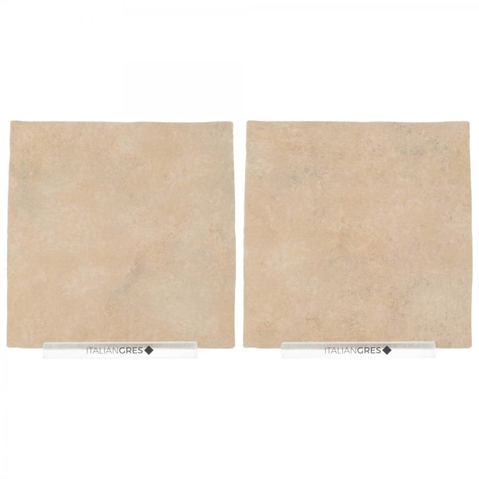 Gres effetto terracotta rosata