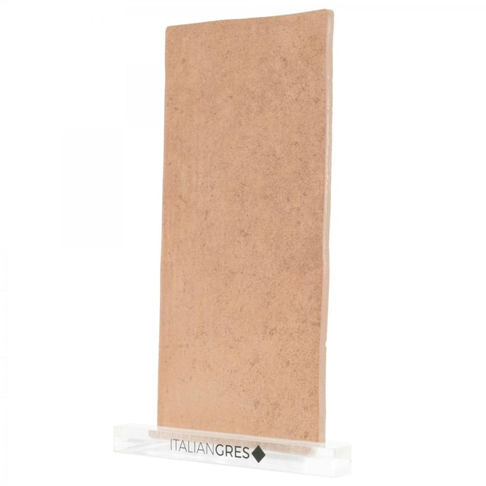 Terracotta effect floor tiles copper