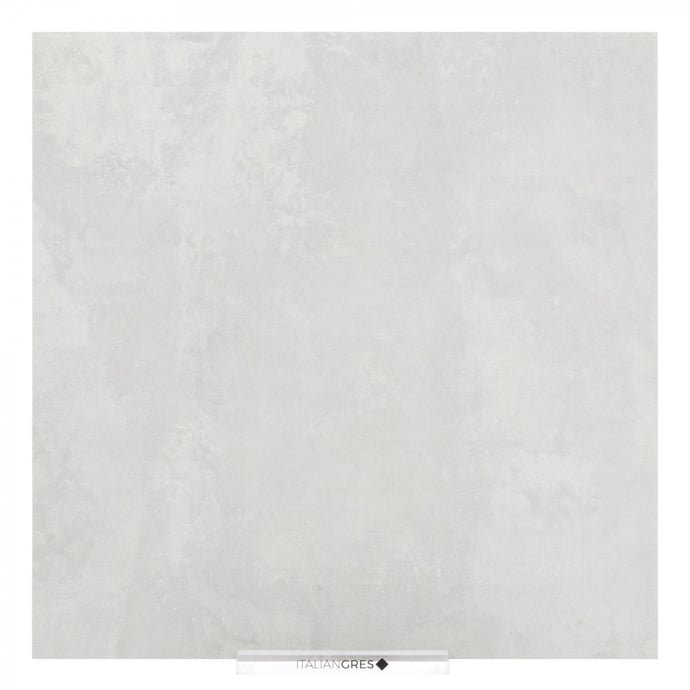 Carrelage effet métal oxydé tendance industrielle blanc