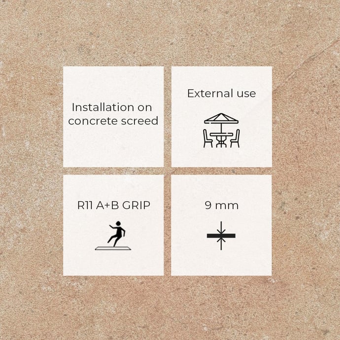 Maddalena Terracotta Stone Grip Outdoor