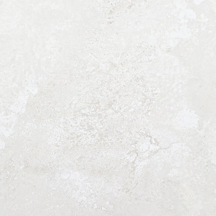 Marmo lucido travertino crosscut bianco