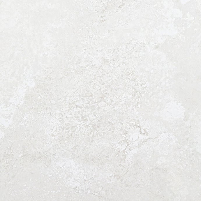 Marbre brillant travertin crosscut blanc