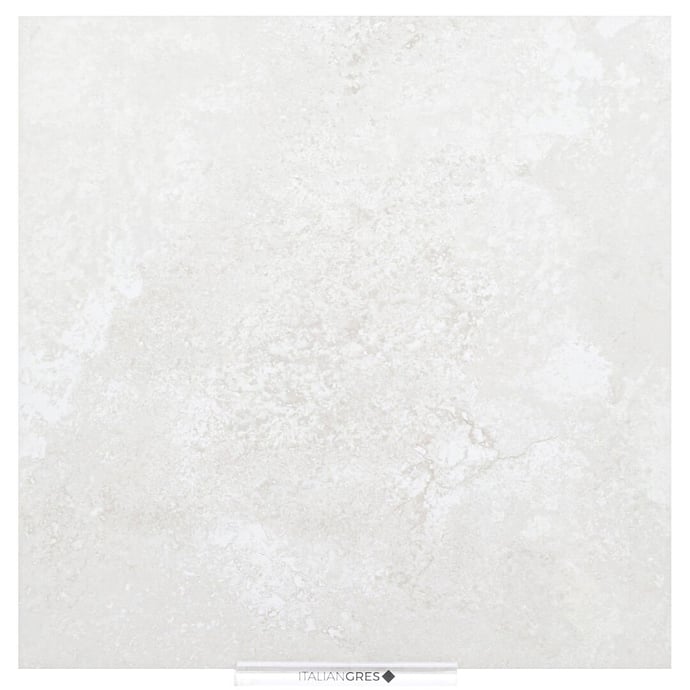Crosscut white travertine marble