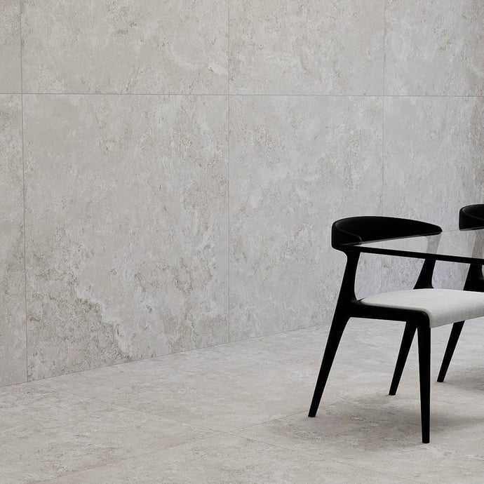Crosscut pearl travertine marble