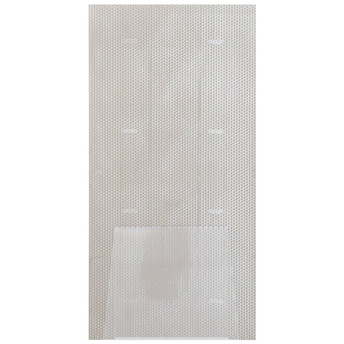 Classic venetian terrazzo floor white and grey