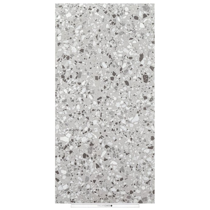 Classico terrazzo veneziano grigio e nero