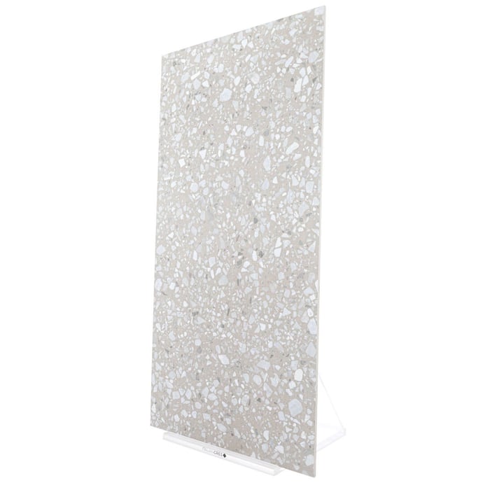 Classic light brown and white Venetian terrazzo floor