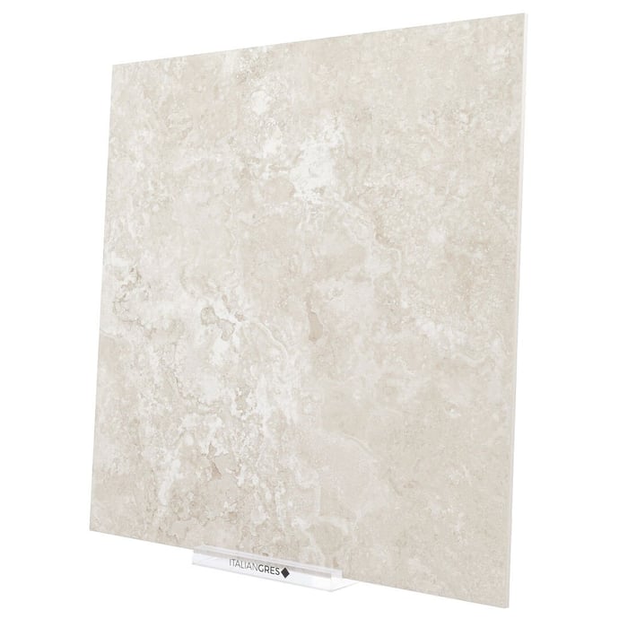 Crosscut beige travertine marble