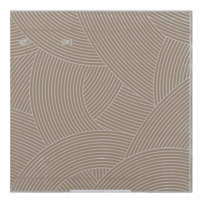 Oxidized iron tile white