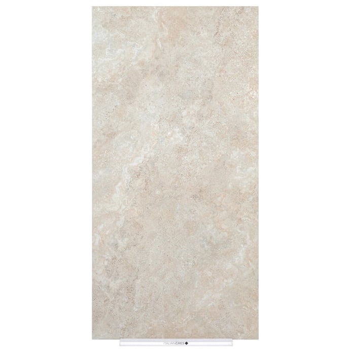 Crosscut almond travertine textured