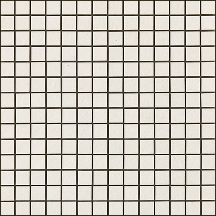 Mosaic 2x2 cm White concrete
