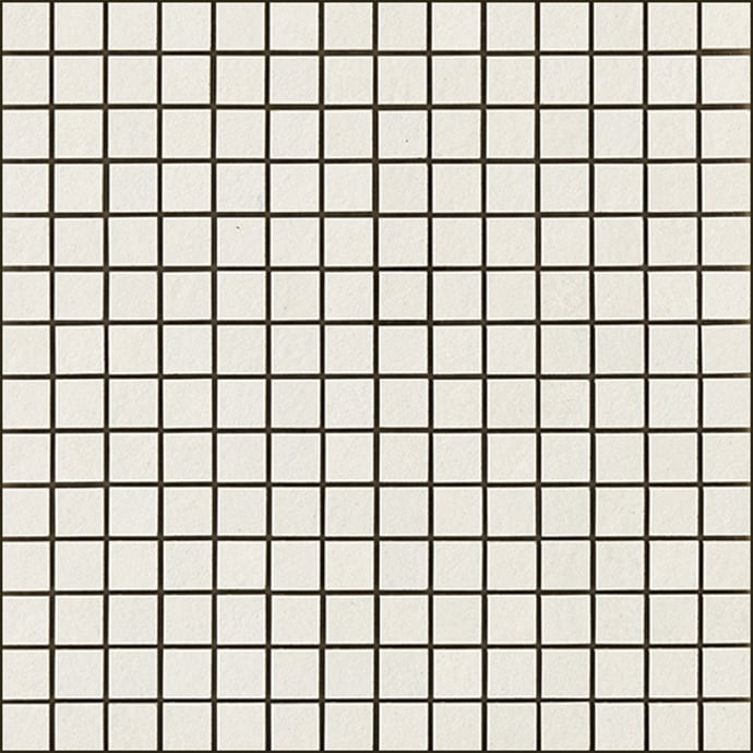 Mosaik 2x2 cm Weißer Zement