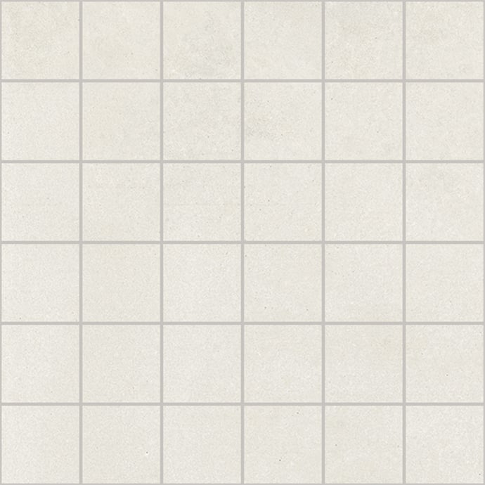 Mosaico 5x5 cm Cemento Avorio