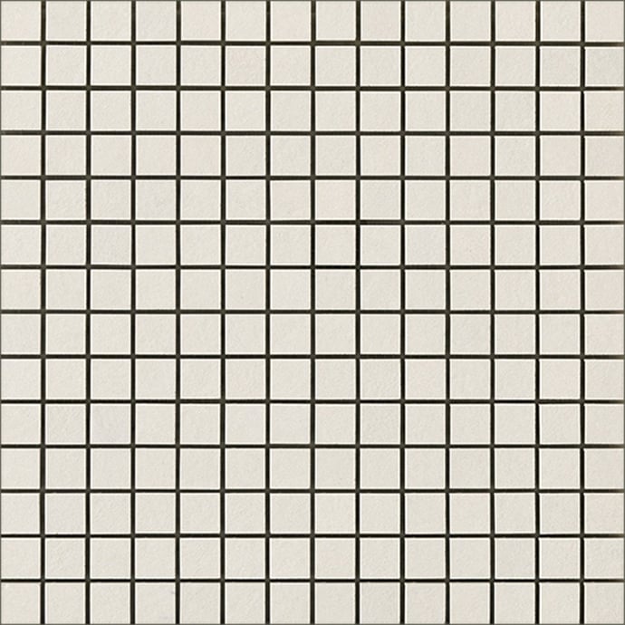 Mosaic 2x2 cm Ivory concrete