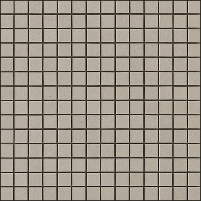 Mosaico 2x2 cm Cemento Tortora
