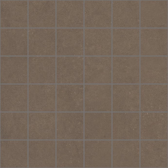 Mosaic 5x5 cm Brown concrete