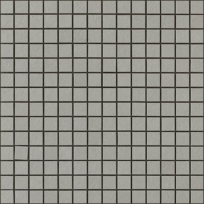 Mosaico 2x2 cm Cemento Grigio