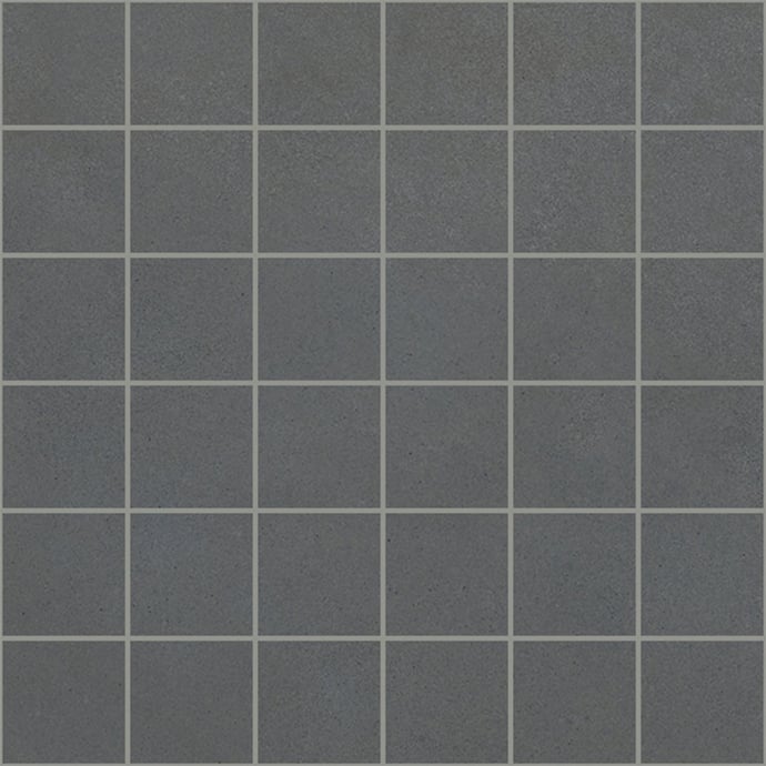 Mosaïque 5x5 cm Béton Noir