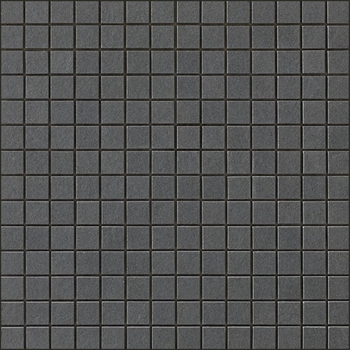 Mosaic 2x2 cm Black concrete