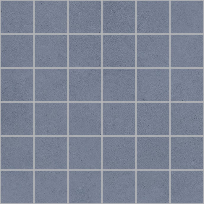Mosaik 5x5 cm Himmelblauer Zement