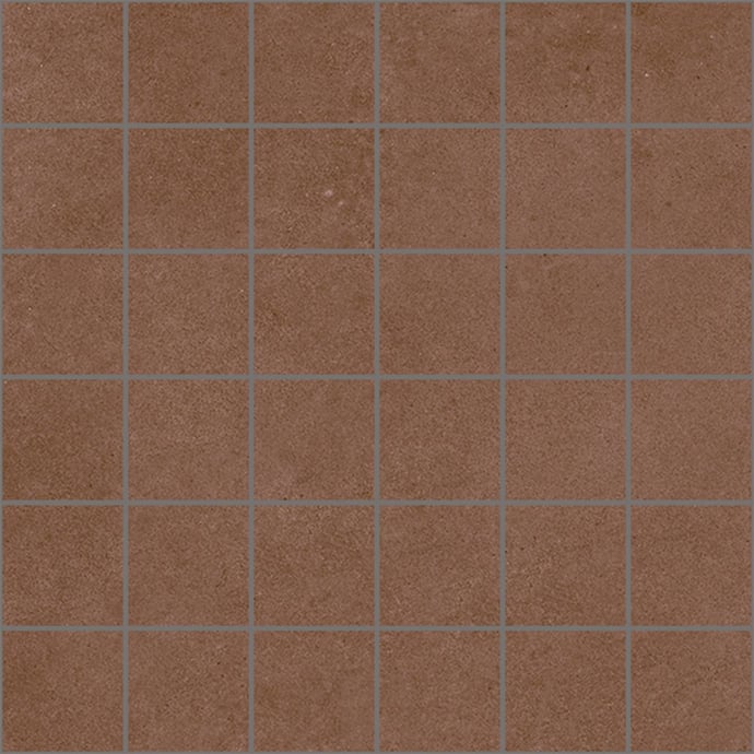 Mosaic 5x5 cm Flame concrete
