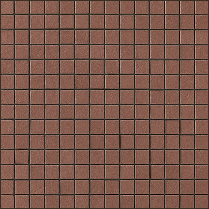 Mosaic 2x2 cm Flame concrete